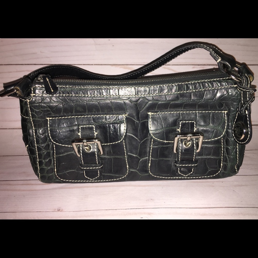 Dooney & Bourke black alligator handbag